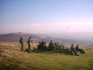 On Peak District moorland near Sheffield