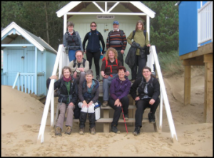 East Anglia Red Rope beach walk