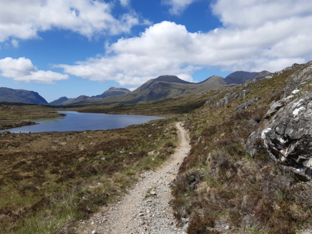 Path to lonely Loch Fada Path to lonely Loch Fada